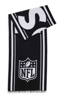 Hugo Boss Boss X Nfl Scarf With Special Jacquard Branding In Nfl Generic