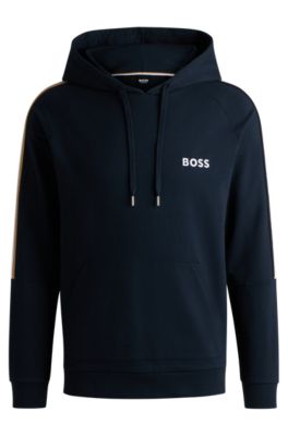 HUGO - Sweat à capuche HUGO x RB en coton mélangé avec détails