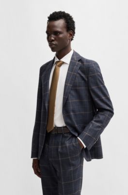 Camisa slim fit en punto de algod&oacute;n el&aacute;stico, Blanco