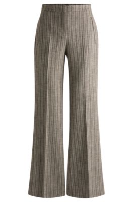 Hugo Boss Boss Talia Flare Pants In Patterned