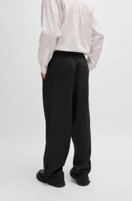 Pantalones de corte moderno HUGO&nbsp;x&nbsp;Les Benjamins en jacquard con estampado, Fantas&iacute;a