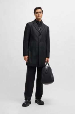 BOSS スリムフィットコート(slim fit coat) BOSS - スリムフィットコート デタッチャブルインナー - ダーク