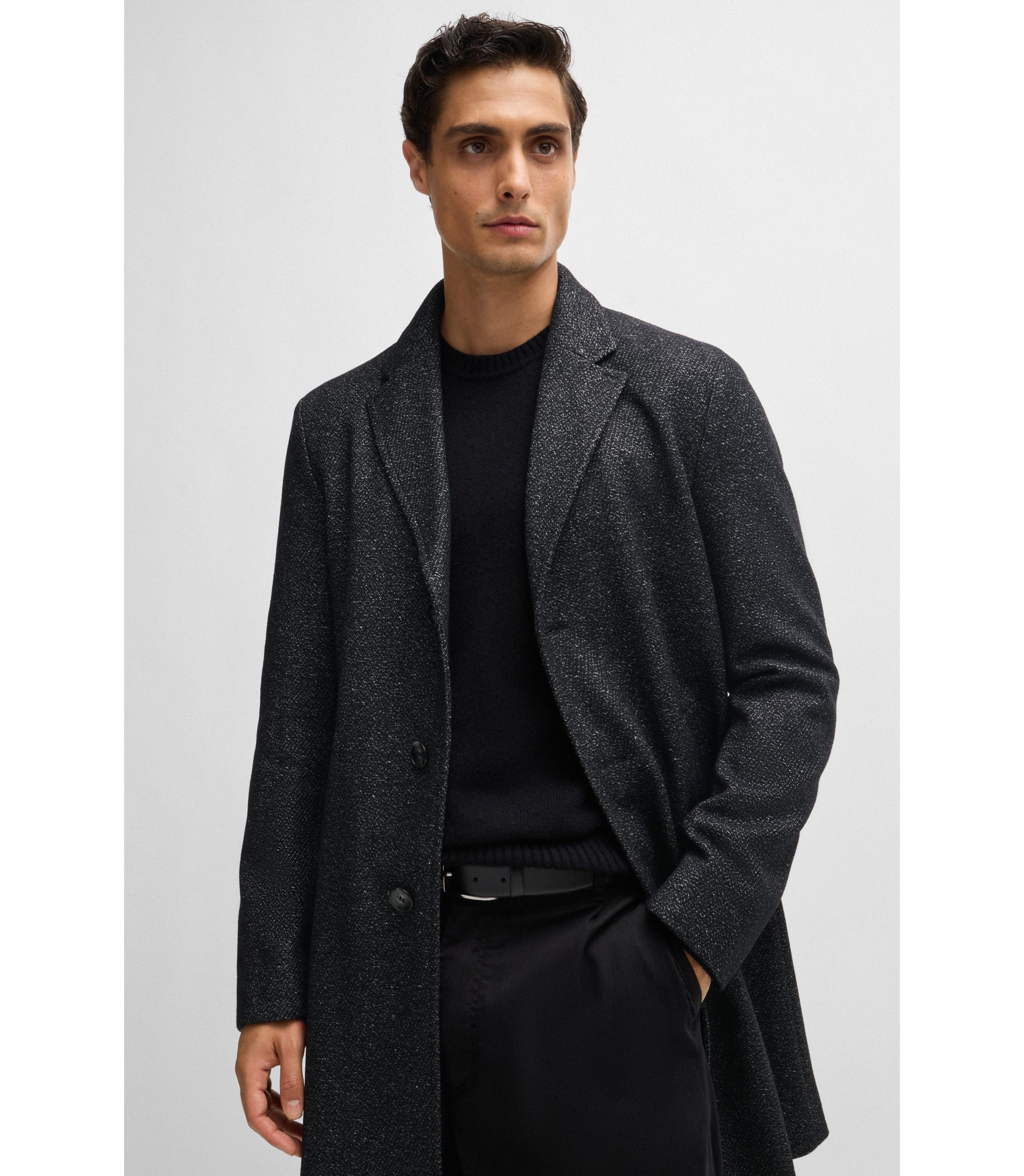 BOSS スリムフィットコート(slim fit coat) BOSS - スリムフィットコート カシミア - ライトベージュ
