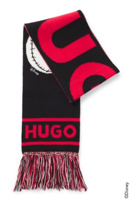 Écharpe Pour Homme HUGO - 100% Coton, Modèle Zevon_B 10275571 01 | Accessoire Décontracté Et Chaleureux