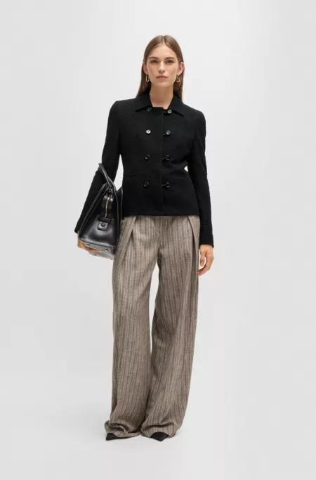 Extra-slim-fit jacket in tweed