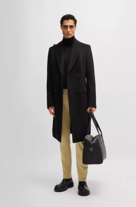 Slim-fit jeans in beige stretch denim