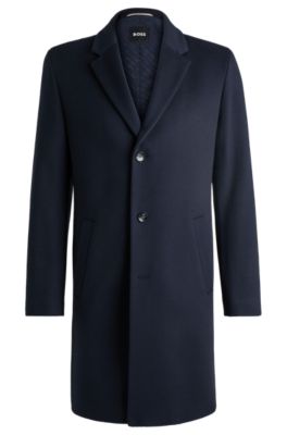 BOSS - Formal coat in wool - Dark Blue