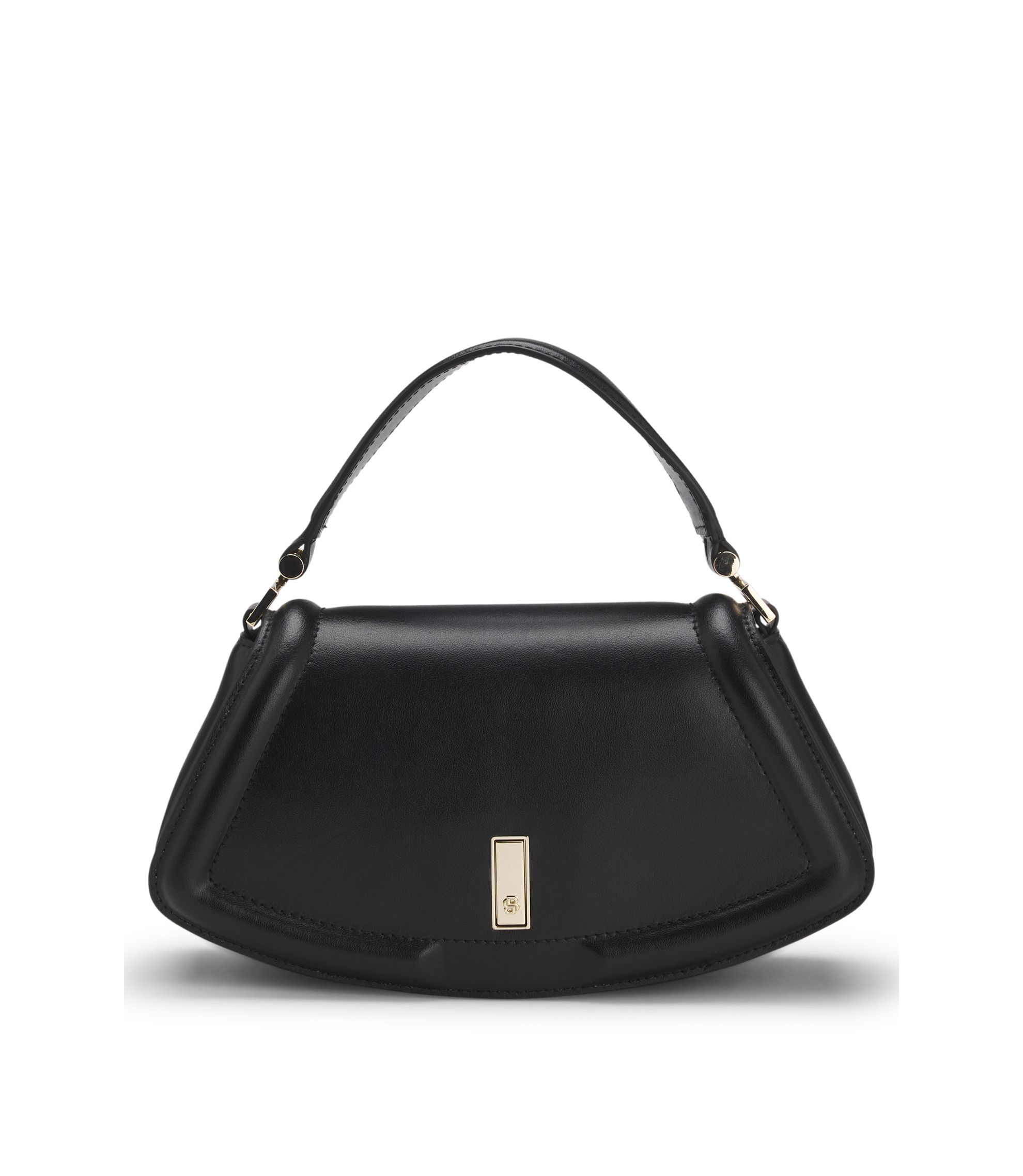 BOSS - Ariell shoulder bag in leather - Black