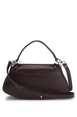 Sac &agrave; bandouli&egrave;re en cuir Ariell, Violet clair