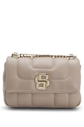 Sac à bandoulière matelassé avec finition à monogramme Double B