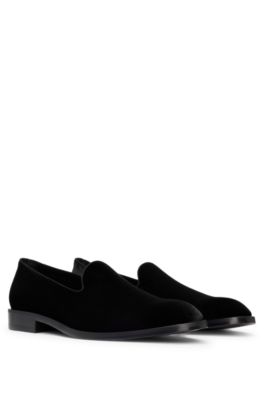 Hugo boss loafers sale on sale