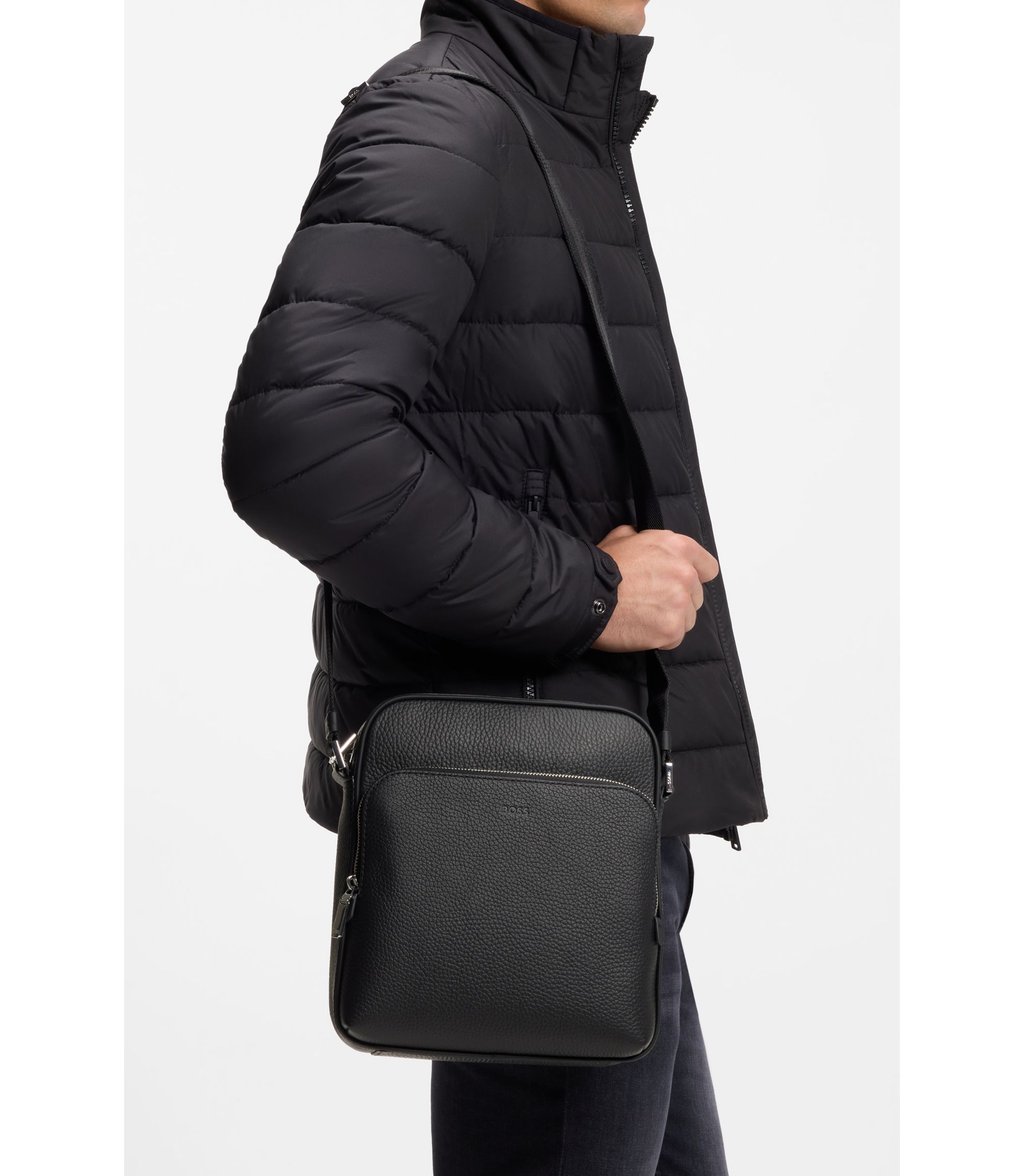 Hugo boss 黒 レザー ビジネスバッグ 50332237 Hugo boss 黒 レザー ビジネスバッグ 50332237 - メルカリ