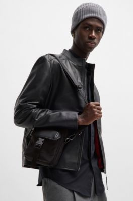 Reporter bag with adjustable and detachable strap, Black