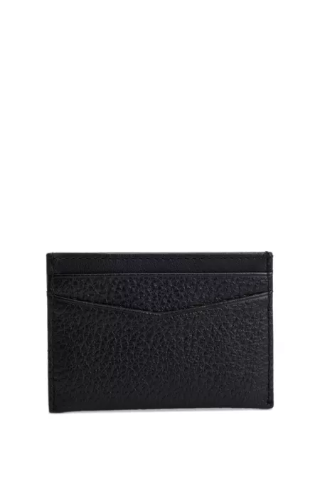 Soft-leather wallet with polished hardware