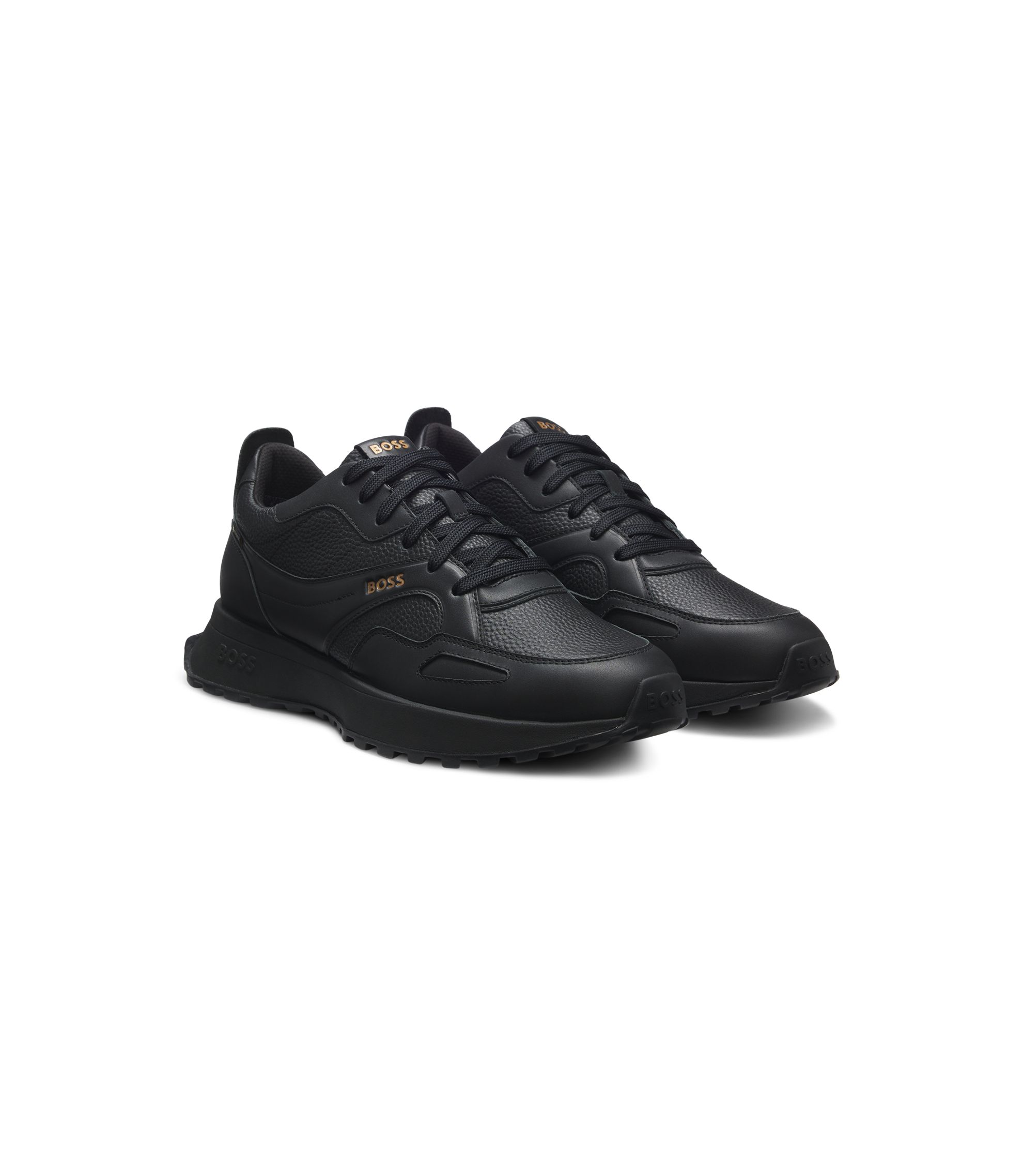 BOSS - Waterproof trainers with windproof performance - Black