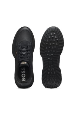 Waterproof trainers with windproof performance, Black