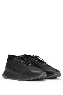 Hugo Boss Boss X Gore-tex Ttnm Evo Trainers With Waterproof Finish In Black