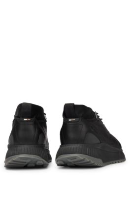TTNM EVO Waterproof trainers in mixed materials, Black