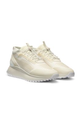 TTNM EVO Waterproof trainers in mixed materials, White