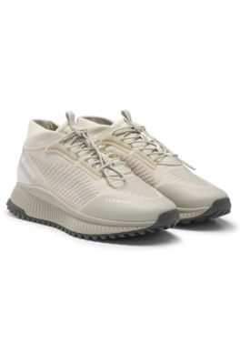 Hugo Boss Boss X Gore-tex Ttnm Evo Trainers With Waterproof Finish In Light Beige