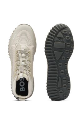 TTNM EVO Waterproof trainers in mixed materials, Light Beige