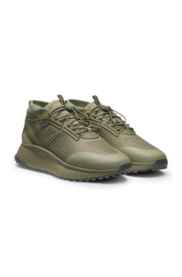 TTNM EVO Waterproof trainers in mixed materials, Green