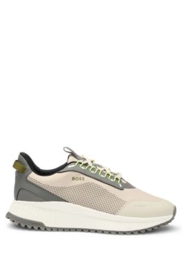  TTNM EVO GORE-TEX trainers with ribbed sole, Light Beige