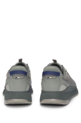 TTNM EVO trainers with ribbed sole, Light Grey