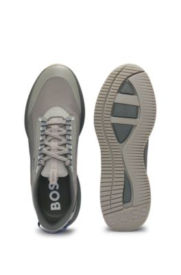 TTNM EVO trainers with ribbed sole, Light Grey
