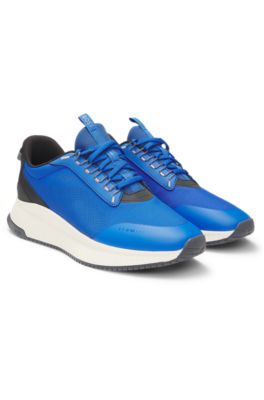 TTNM EVO trainers with ribbed sole, Light Blue
