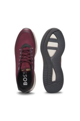 Deportivas TTNM EVO con suela estriada, Rojo claro