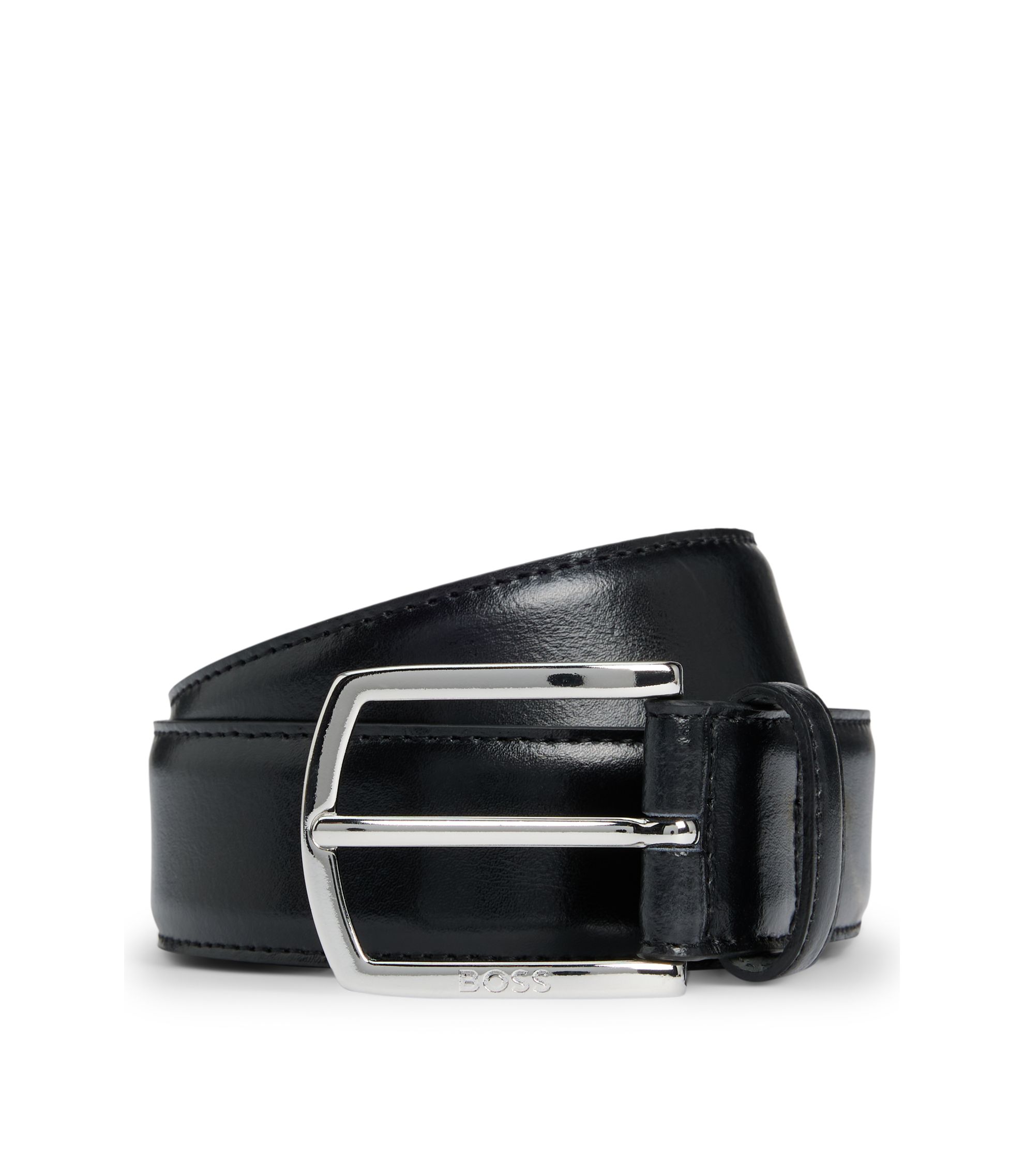 ? ?✨ Logo Black Leather belt with Silver Logo Buckle ✨? Harley-Davidson Women main image 4