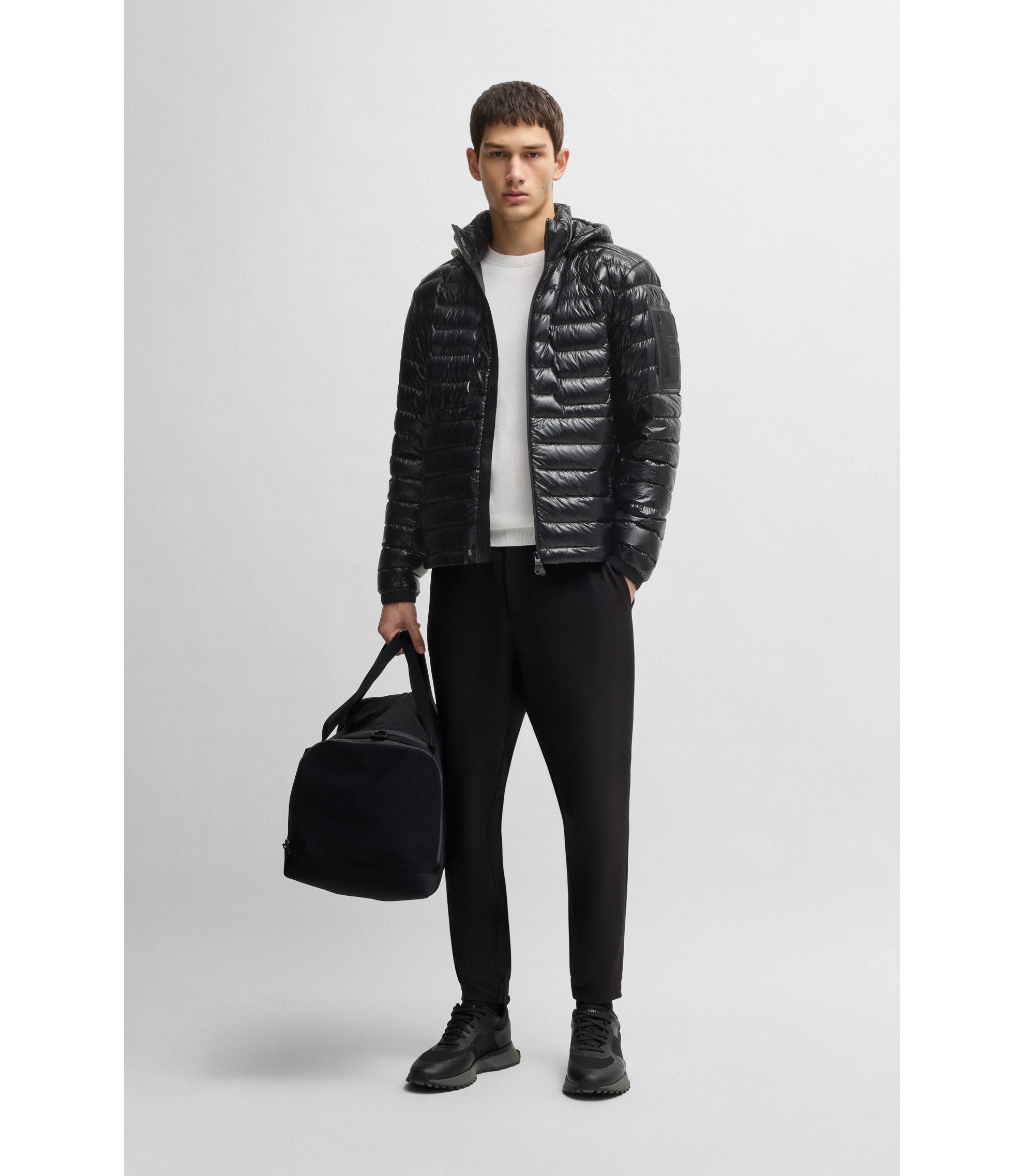 BOSS Water-repellent jacket with down filling Black