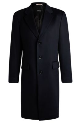 BOSS Slim fit coat in cashmere