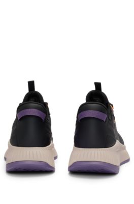 TTNM EVO mixed-material GORE-TEX trainers with ridged sole, Black