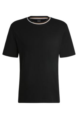 T shirt noir hugo shops boss