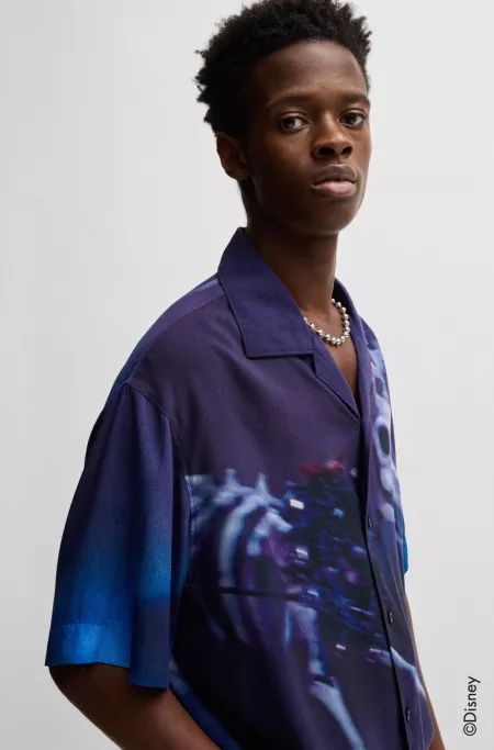 HUGO x Disney's The Nightmare Before Christmas loose-fit printed shirt