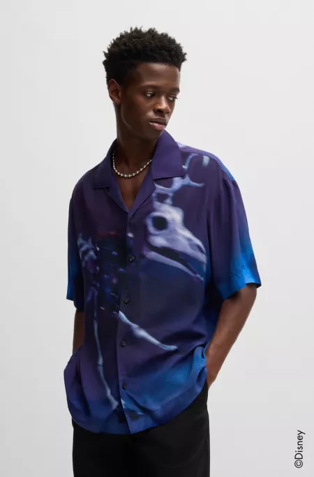 HUGO x Disney's The Nightmare Before Christmas loose-fit printed shirt