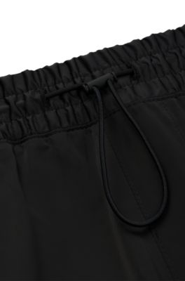 Pantalon cargo Regular HUGO&nbsp;x&nbsp;RB &agrave; motif taureau embl&eacute;matique, Noir