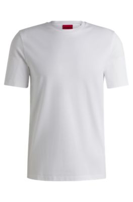 【関税込み】Hugo ホワイト ストレッチコットン Tシャツ hbeu50488330_100_350?wid=1980&