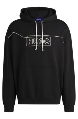 BOSS ガーメントダイ コットンテリーフーディ トーナルロゴ BOSS ガーメントダイ コットンテリーフーディ トーナルロゴ