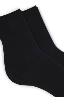 Two-pack of socks in a bamboo-viscose blend, Black