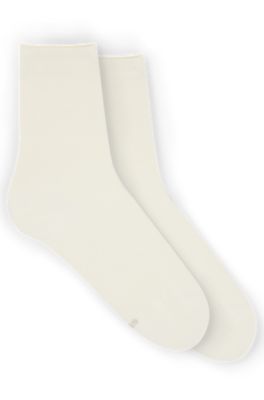 Two-pack of socks in a bamboo-viscose blend, White