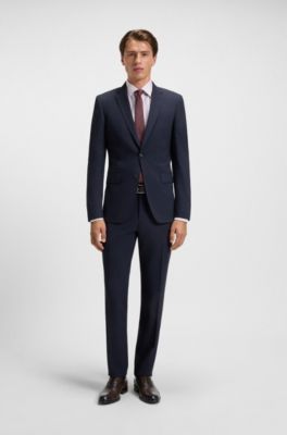 Captoe Oxford shoes in smooth leather, Dark Brown