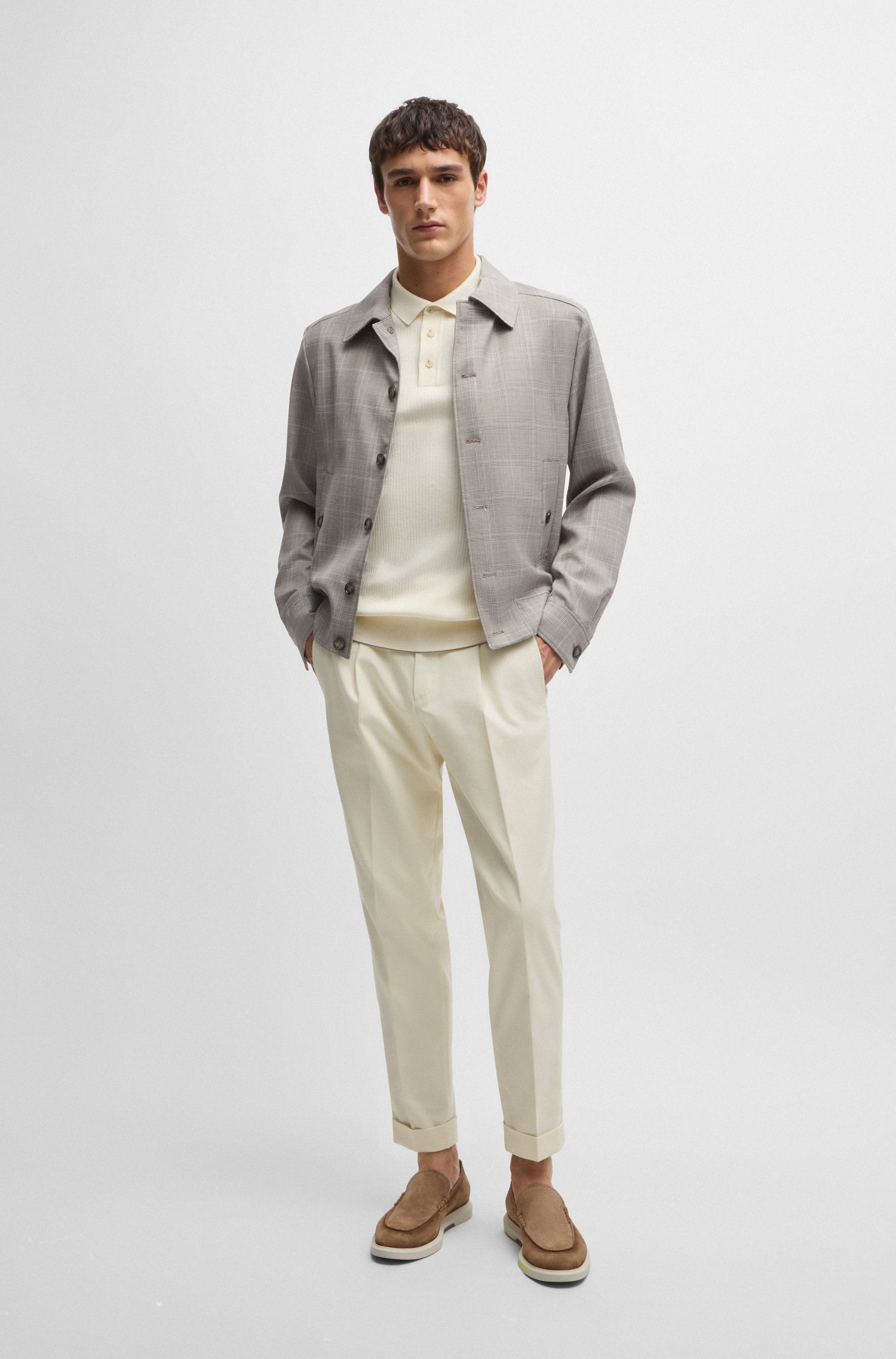 Relaxed-fit trousers cotton