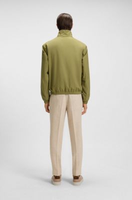 Reversible jacket in peached fabric, Light Green