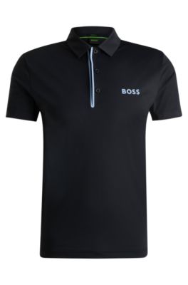 Paddy polo shirt quick-dry ribbed fabric