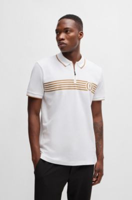 The Open polo shirt with special artwork, White