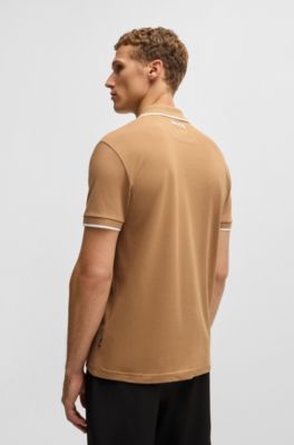 The Open polo shirt with special artwork, Beige