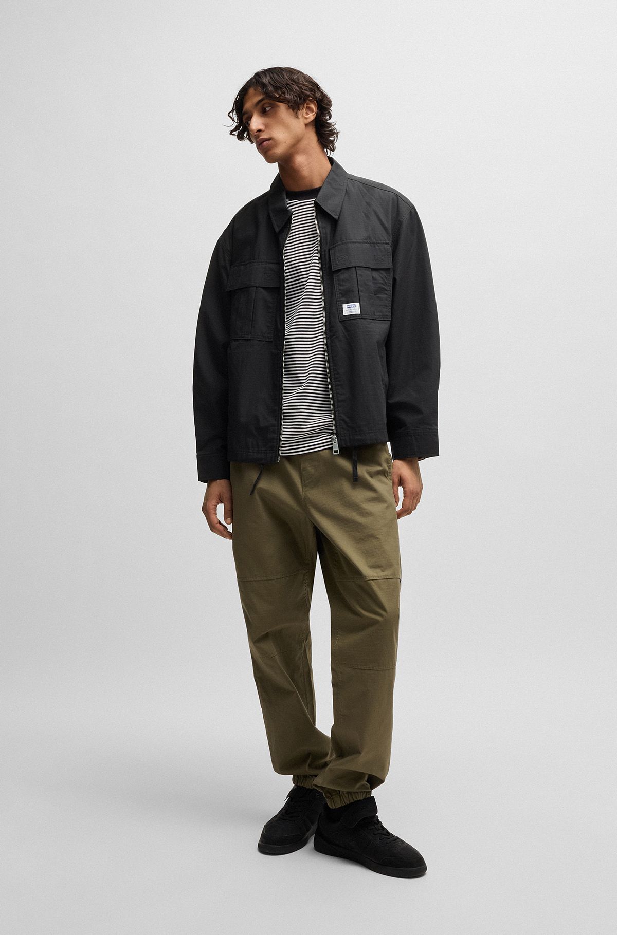 Jackets in Black by HUGO BOSS | Men Jackets in Black by HUGO BOSS | Men